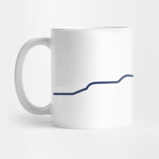 AlphaTauri F1 Car Line Art - 2021 Model Mug